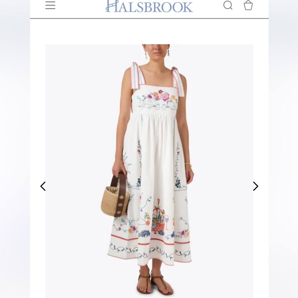 Hunter Bell White Stefy Dress Stunning NWT-never worn 10